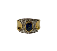 Anillo Gioie Gobbo Mujer in Oro Zaffiro 0.45 Ct ANOGBZABR84 - ANOGBZABR84
